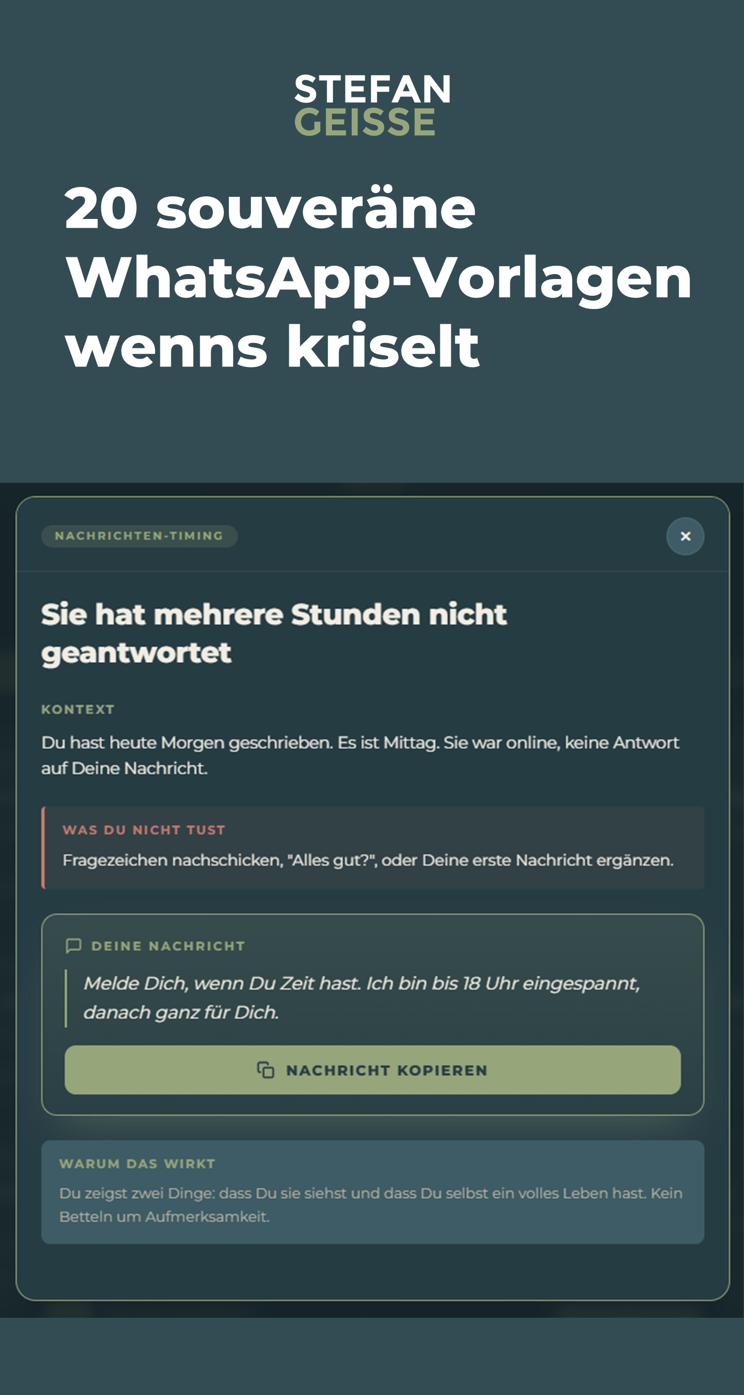 WhatsApp-Vorlagen