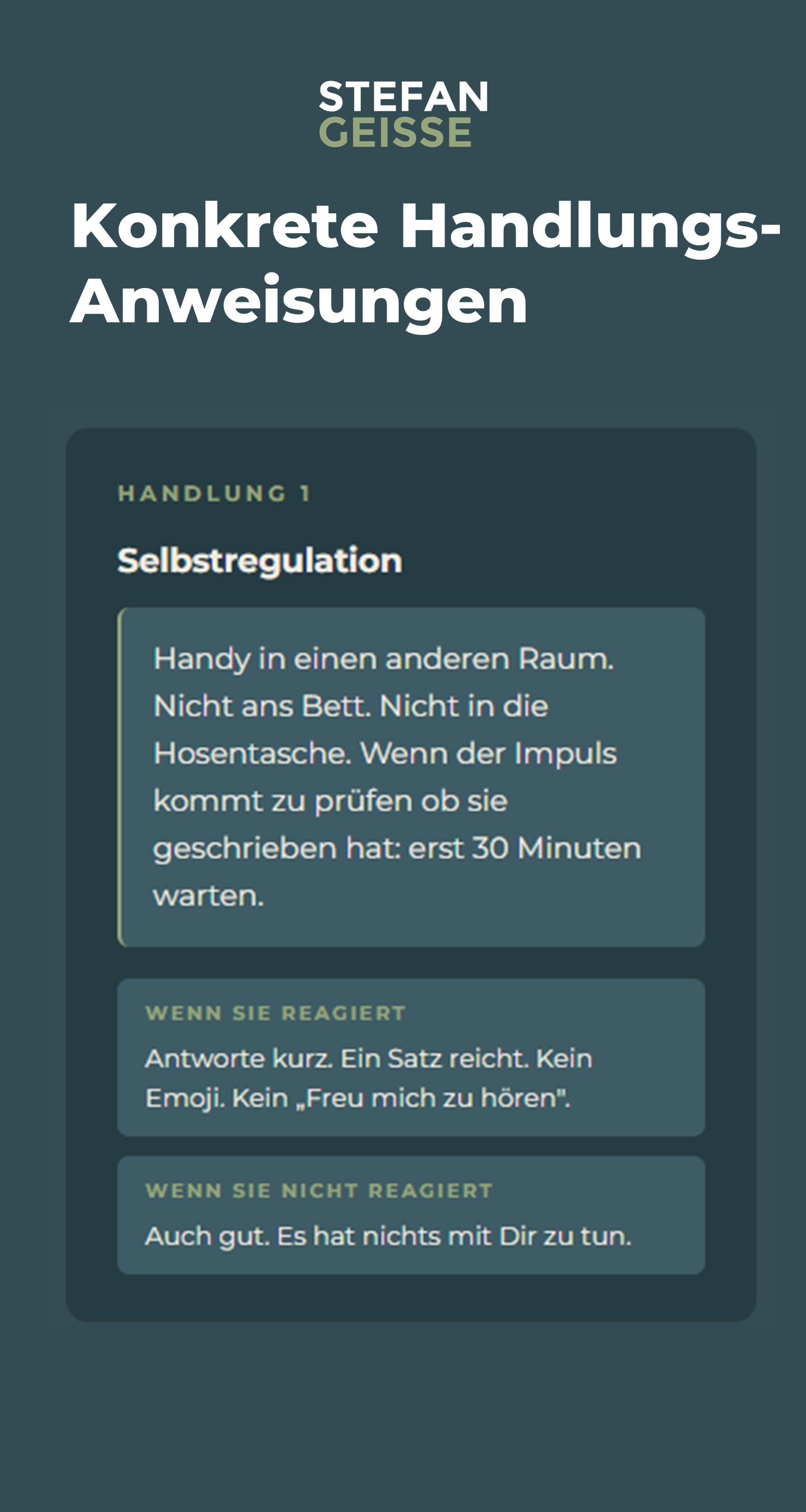 Was Du jetzt tust